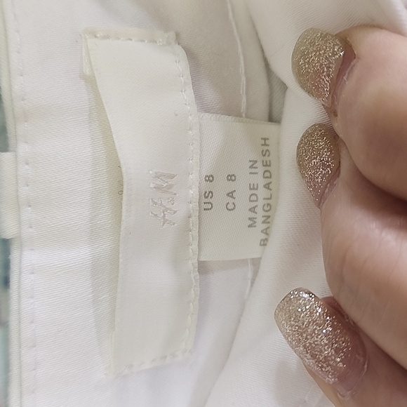 H&m white dress pants size 8 - Picture 4 of 7